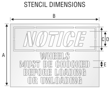Stencil ST 0104
