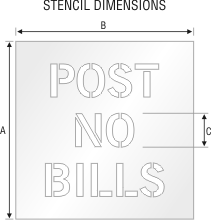 Stencil ST 0124