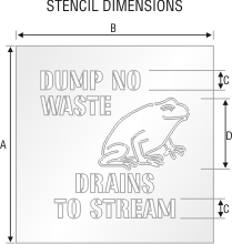 Stencil ST 0164