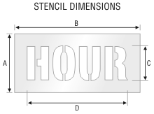 Stencil ST 0213