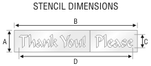Stencil ST 0216
