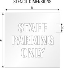 Stencil ST 0245