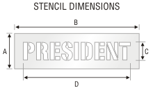 Stencil ST 0267
