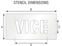 Stencil ST 0268