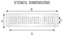 Stencil ST 0314