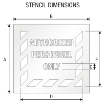 Stencil ST 0316