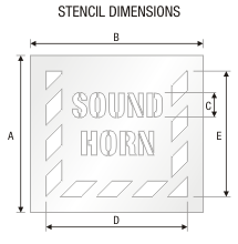 Stencil ST 0318
