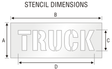 Stencil ST 0345