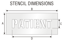 Stencil ST 0418