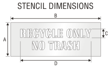 Stencil ST 0457
