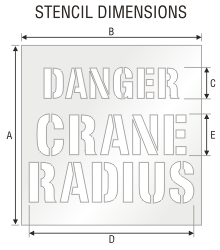 Stencil ST 0463