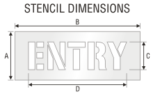 Stencil ST 0478