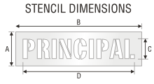 Stencil ST 0481