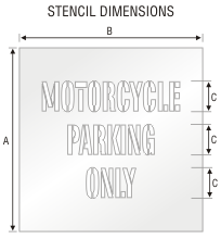 Stencil St 0274