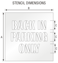 Stencil St 0275