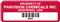 Asset Label, Property of Company Name with Barcode