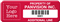 Asset Label, Property of Company Name with Barcode