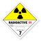 Radioactive III Vinyl HazMat Label