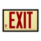 Photoluminescent  Framed Red Acrylic Exit Sign