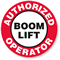 Boom Lift Operator Hard Hat Decals