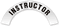 Instructor Rocker Hard Hat Decals