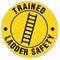 Trained Ladder Safety Hard Hat Label