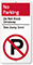No Parking Do Not Block Driveway Sign