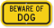 Beware Of Dog Sign