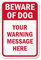 Custom Beware Of Dog Sign