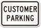 CUSTOMER PARKING Sign