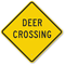 Deer Crossing Sign