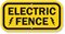 Electric Fence High Voltage Sign