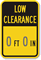 Low Clearance, Custom Parking Garage Sign