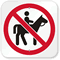 No Horse Riding Symbol Sign