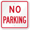 NO PARKING Sign