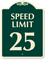 Speed Limit 25 SignatureSign