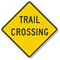 Trail Crossing Sign