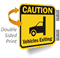 Caution Vehicles Exiting Sign (with Graphic)