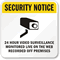 Video Surveillance Monitored Sign