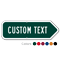 Add Your Custom Text Right Arrow Sign