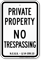 North Carolina No Trespassing Sign