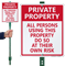 Private Property Sign