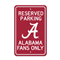 University Of Alabama A Primary Logo Parking Sign