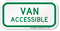 VAN ACCESSIBLE Aluminum ADA Handicapped Sign