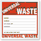 Custom Universal Waste Label