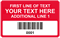 Rectangular Custom Template - Barcode