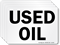 Used Oil Chemical Hazard Label