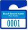 Plastic ToughTags™ Parking Permits, Mini