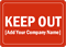 KEEP OUT