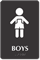 Boys Restroom Sign